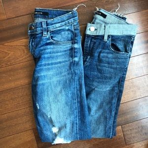JBRAND SIZE 26 SKINNY JEANS - 2 PAIRS